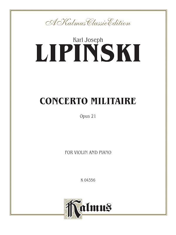 Concerto Militare, Op. 21 (Kalmus Edition) by Camille Saint-Sa&euml;ns