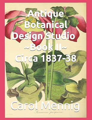 Antique Botanical Design Studio ~ Book II ~ Circa 1837-38