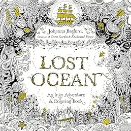 Lost Ocean: An Inky Adventure and Coloring Book