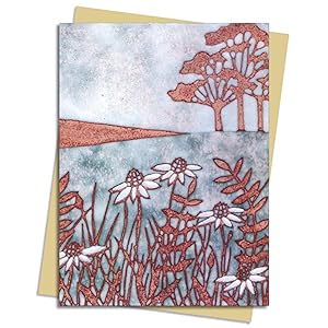 Janine Partington: Copper Foil Meadow Scene Greeting Card Pack: Pack of 6 (Greeting Cards)