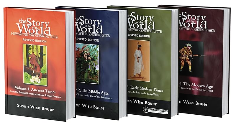 Story of the World, Text Bundle Hardcover: History for the Classical Child: Ancient Times through The Modern Age by Susan Wise Bauer