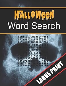 Halloween Word Search Large Print: 96 Word Search Activities for Everyone (Holiday Word Search) by Mario Press