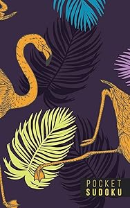 Pocket Sudoku: 158 Sudoku Puzzles | Pocket Sudoku Puzzle Books | Large Print Sudoku Puzzle Books For Adults | Sudoku For Seniors | Sudoku Puzzle Books Easy | Fun Gift | Flamingo Pattern