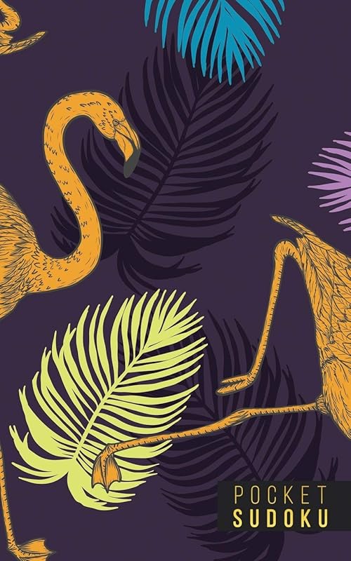 Pocket Sudoku: 158 Sudoku Puzzles | Pocket Sudoku Puzzle Books | Large Print Sudoku Puzzle Books For Adults | Sudoku For Seniors | Sudoku Puzzle Books Easy | Fun Gift | Flamingo Pattern by Pocket Puzzles
