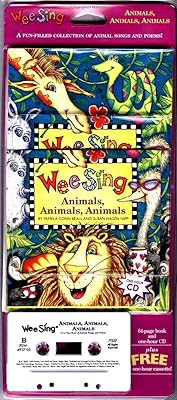Wee Sing Animals Animals Animals book and cd (reissue)