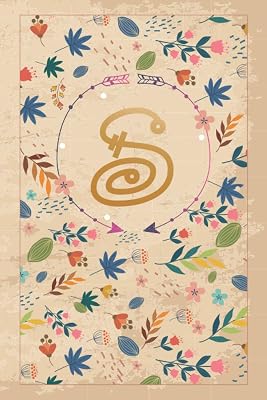 S: Initial Monogram Alphabet Letter S, Cute Gift for Her, 100 Daily Inspirational Motivation Quotes Interior, Practical Months & Days Timeline