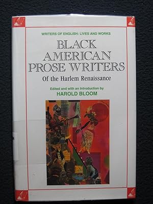 Black American Prose Writers of the Harlem Rennaissance (Writers of English)