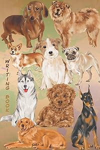 Writing Book: Wide Ruled Compact Composition Book 18 Top Dog Breeds by B L Redmond