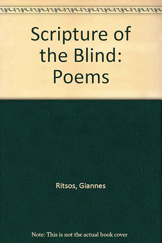 Scripture of the Blind by Giann-Es Ritsos