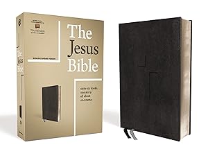 The Jesus Bible, ESV Edition, Leathersoft, Black