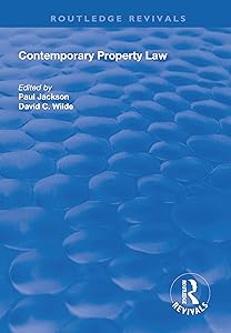 Contemporary Property Law (Routledge Revivals)