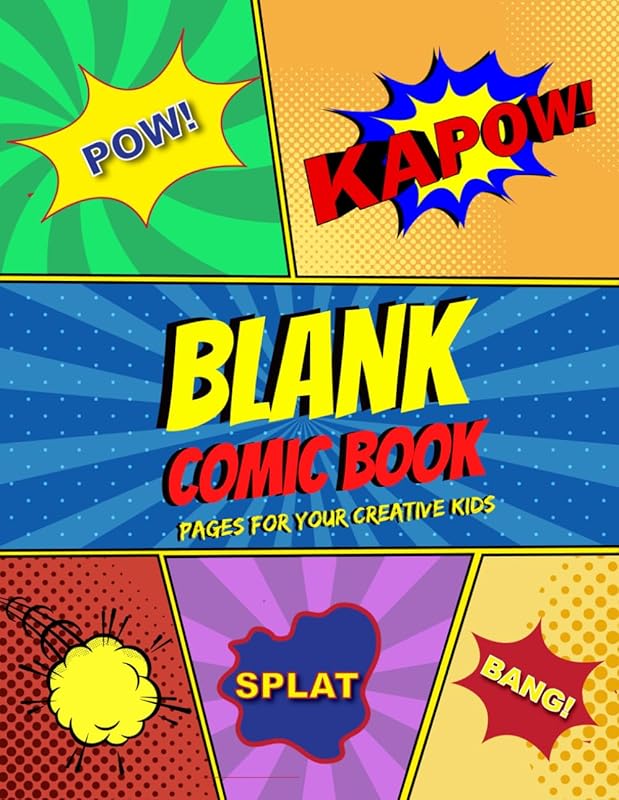 Blank Comic Book Pages for Your Creative Kids by Jackie Vera