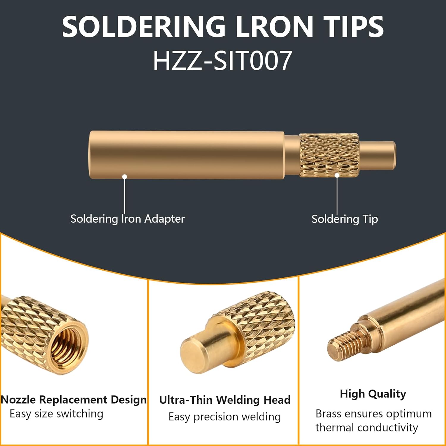 3D Printed Parts Hot Melt Nut Embedded Insertion Tipl M2 M3 M4 M5 M6 M8 For Quicko T12 Soldering Iron 936 Heat Set Insert Tool - 1420 - View #12