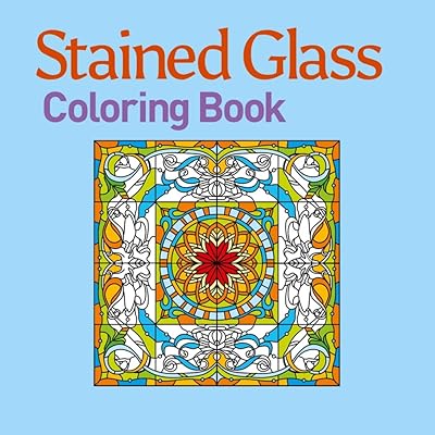 Stained Glass Coloring Book