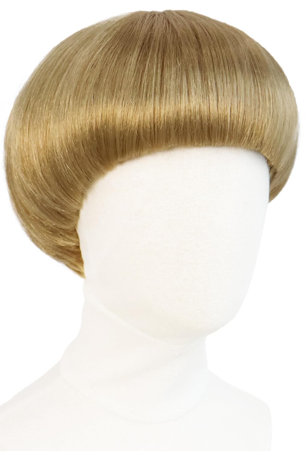 Short Blonde Bob Wig With Bangs Mushroom Wigs For Men 60s 70s Bowl Cut Wigs For Women Men Blond Bob For Cosplay Funny Wig For Party Outfit Anime_voghion.com