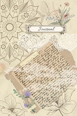 Journal: Aesthetic vintage dot grid journal