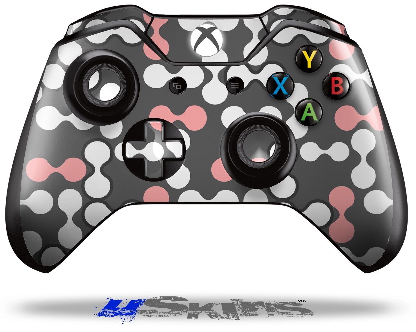 

Locknodes 04 Pink - Decal Style Skin fits Microsoft XBOX One Wireless Controller