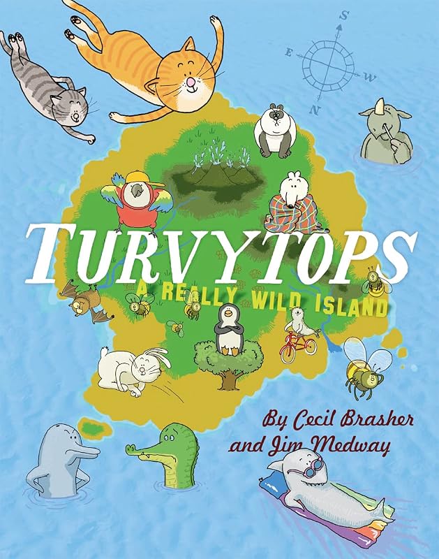 TURVYTOPS A REALLY WILD ISLAND /ANGLAIS (8 BOOKS) by MEDWAY/BRASHER