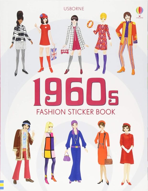 1960s Fashion Sticker Book by Emily Bone