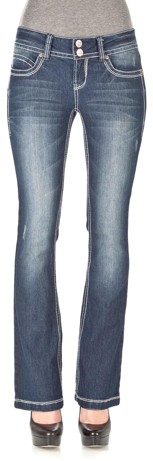 

WallFlower Juniors Luscious Curvy Basic Bootcut Jeans