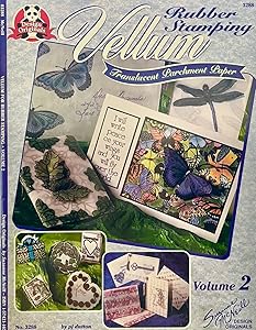 Rubber Stamping Vellum Translucent Parchment Paper Volume 2 (Design Originals Can Do Crafts, 3288)