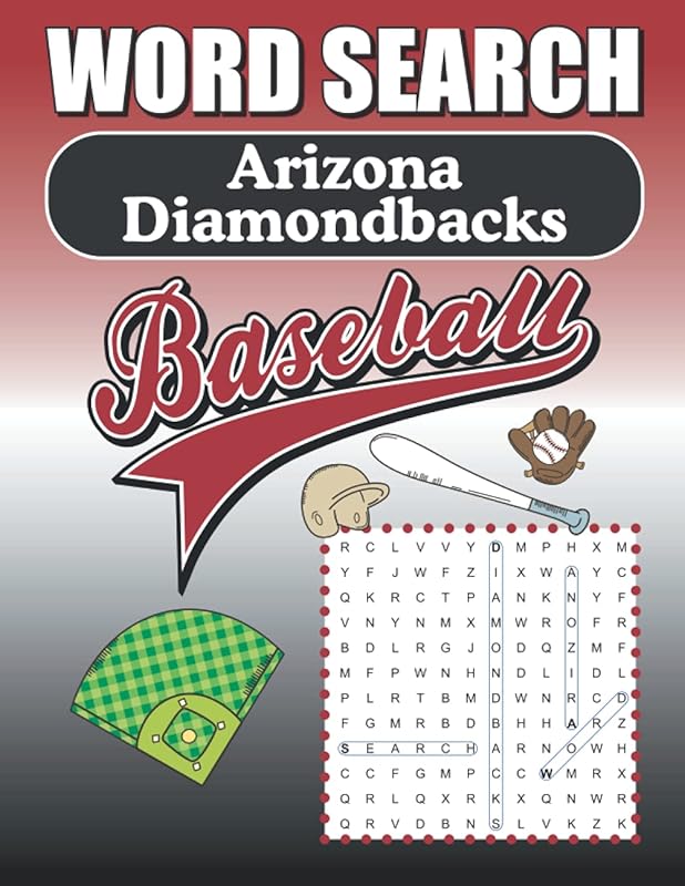 Arizona Diamondbacks Word Search: Word Find Puzzle Book For All Dbacks Baseball Fans by Greater Heights Publishing