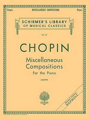 Miscellaneous Compositions: Schirmer Library of Classics Volume 36 Piano Solo