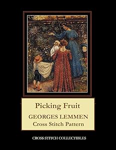 Picking Fruit: Georges Lemmen Cross Stitch Pattern