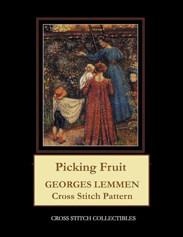 Picking Fruit: Georges Lemmen Cross Stitch Pattern by Cross Stitch Collectibles