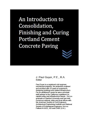 An Introduction to Consolidation, Finishing and Curing Portland Cement Concrete Paving (Street and Highway Engineering)
