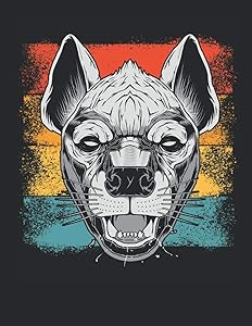 Retro Hyena: Blank Paper for Sketching, Drawing, And Doodling