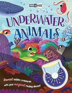Hide-and-Seek Underwater Animals: with Magical Flashlight to Reveal Hidden Images