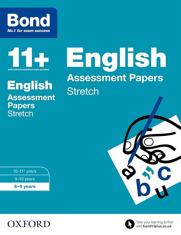 Bond 11+: English: Stretch Papers: 8-9 years (Bond 11+) by Sarah Lindsay