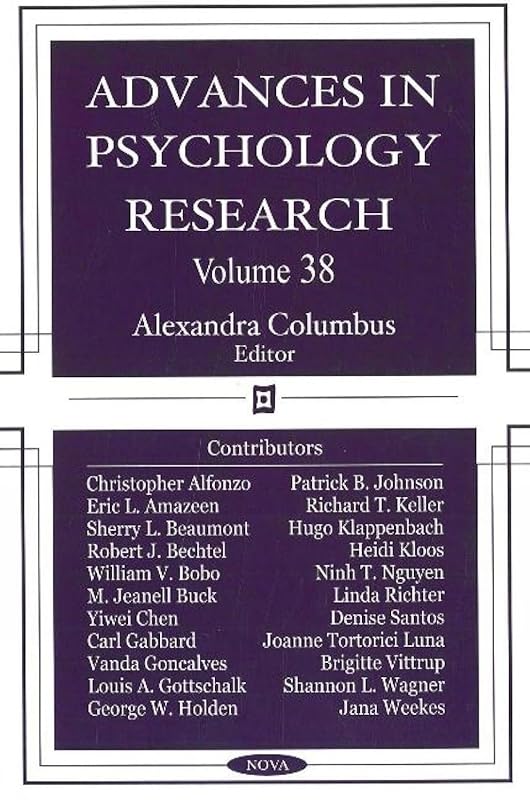 Advances in Psychology Research by Alexandra Columbus