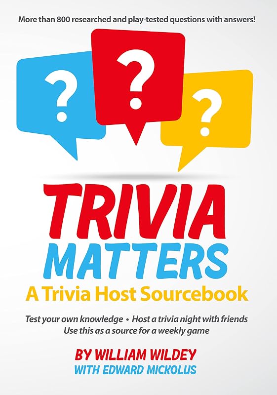 Trivia Matters: A Trivia Sourcebook by William Wildey
