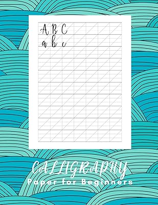 Calligraphy Paper for Beginners: Hand Lettering Work Book - 160 Sheet Pad