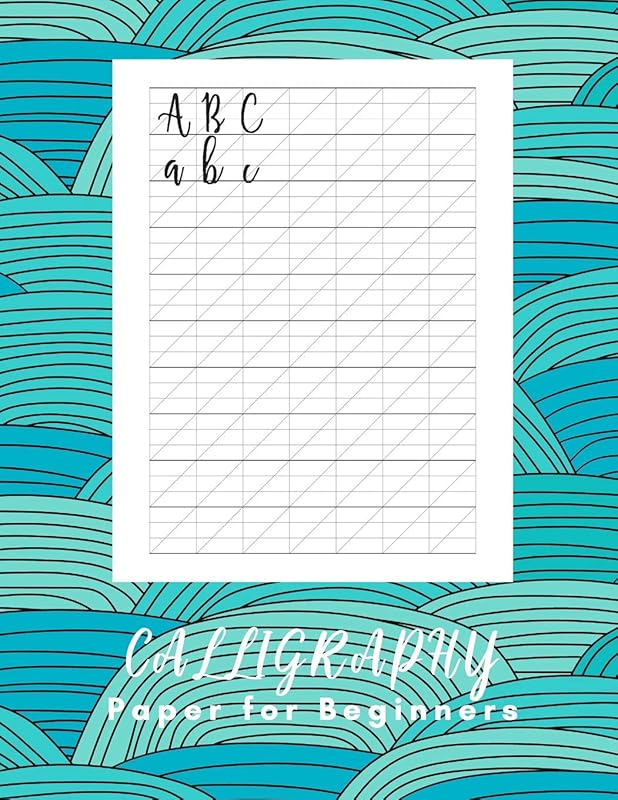 Calligraphy Paper for Beginners: Hand Lettering Work Book - 160 Sheet Pad by Sassy Lettering Press
