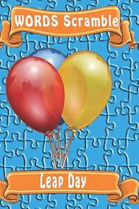 word scramble Leap Day: Word scramble game is one of the fun word search games for kids to play at your next cool kids party