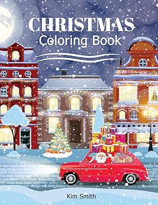 Christmas Coloring Book: Big Book for Christmas Coloring for Kids ages 4-8 toddlers (Santa)