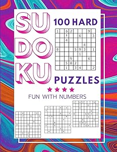 Sudoku Puzzles 100 Large Print: Fun With Numbers, Hard by TomGer Puzzle Books