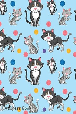 Address Book: For Contacts, Addresses, Phone, Email, Note,Emergency Contacts,Alphabetical Index With Different Cat On Seamless