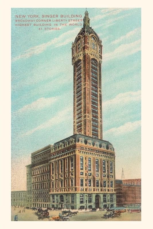 Vintage Journal Vintage Singer Building (Pocket Sized - Found Image Press Journals) by Found Image Press