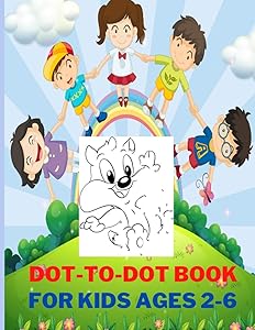 Dot to Dot Book for Kids Ages 2-6: Connect the Dots Puzzles and color the shapes for Fun and Learning by Jamayka Art
