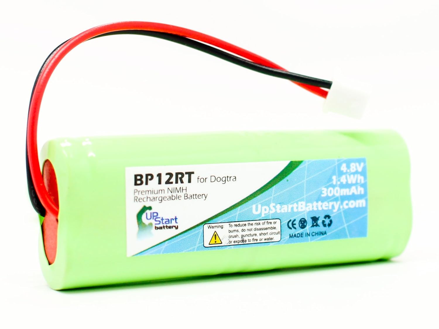 

Dogtra 302M Battery - Replacement for Dogtra BP12RT Dog Training Collar Transmitter Battery (300mAh, 4.8V, NI-MH)