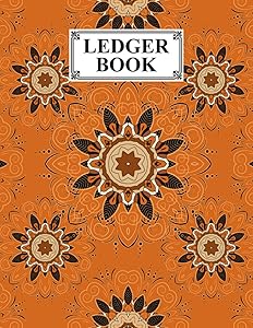 Ledger Book: Record Income and Expenses With Mandalas Cover, 120 Pages, Size 8.5" x 11" by Anton Schrader