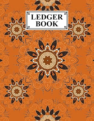 Ledger Book: Record Income and Expenses With Mandalas Cover, 120 Pages, Size 8.5" x 11" by Anton Schrader