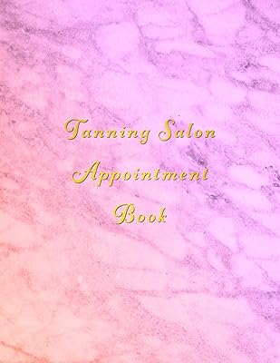 Tanning Salon Appointment Book: Classy orange and Pink client schedule organiser | With weekly and hourly time slots broken into 15 minute chunks.