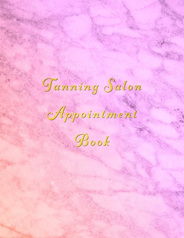 Tanning Salon Appointment Book: Classy orange and Pink client schedule organiser | With weekly and hourly time slots broken into 15 minute chunks. by Express Appointment Books