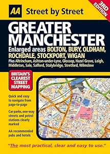 AA Street by Street: Greater Manchester: Enlarged Areas: Bolton, Bury, Oldham, Rochdale, Stockport, Wigan