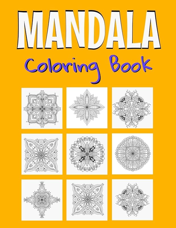 Mandala Coloring Book: Beautiful Mandala Designs For Adults Relaxation & Stress Relieving. by Teesson Ink